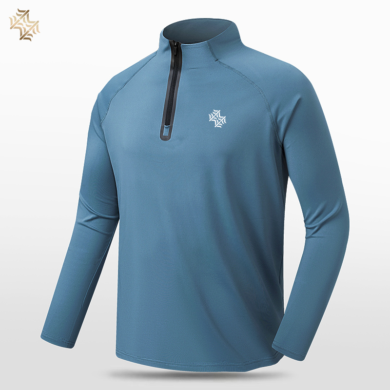 Summer Golf Clothing - SBWL 高品質メンズアウトドアハイキングゴルフランニング通気性ポロシャツオフィスカジュアルポロ長袖スポーツベースシャツトップス