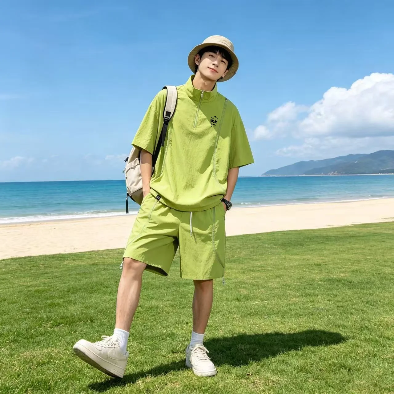 夏用男女兼用日焼け止めゴルフウェア カップル向けトップス＆シ - Summer Golf Clothing のレビューと価格