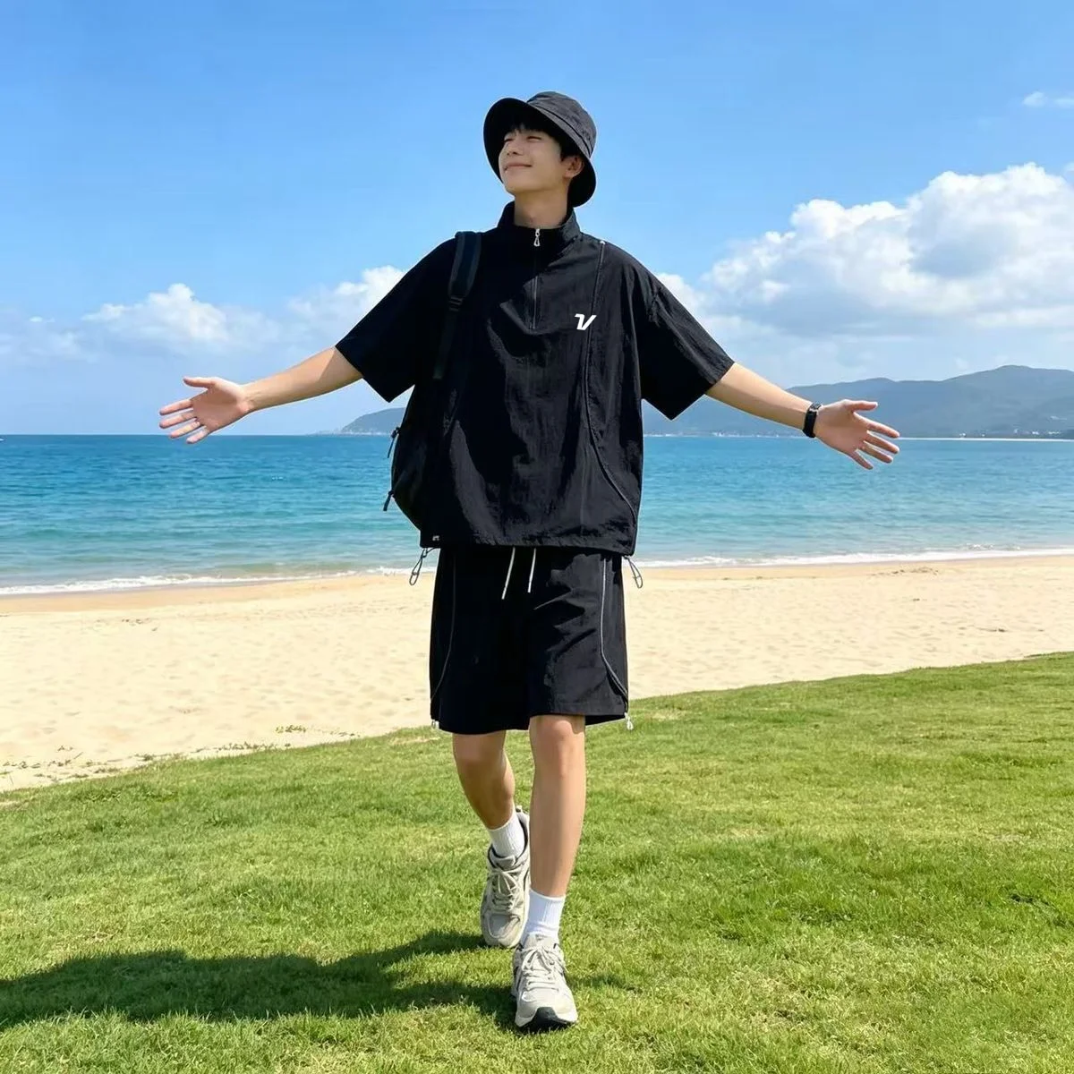 夏用男女兼用日焼け止めゴルフウェア カップル向けトップス＆シ - Summer Golf Clothing のレビューと価格