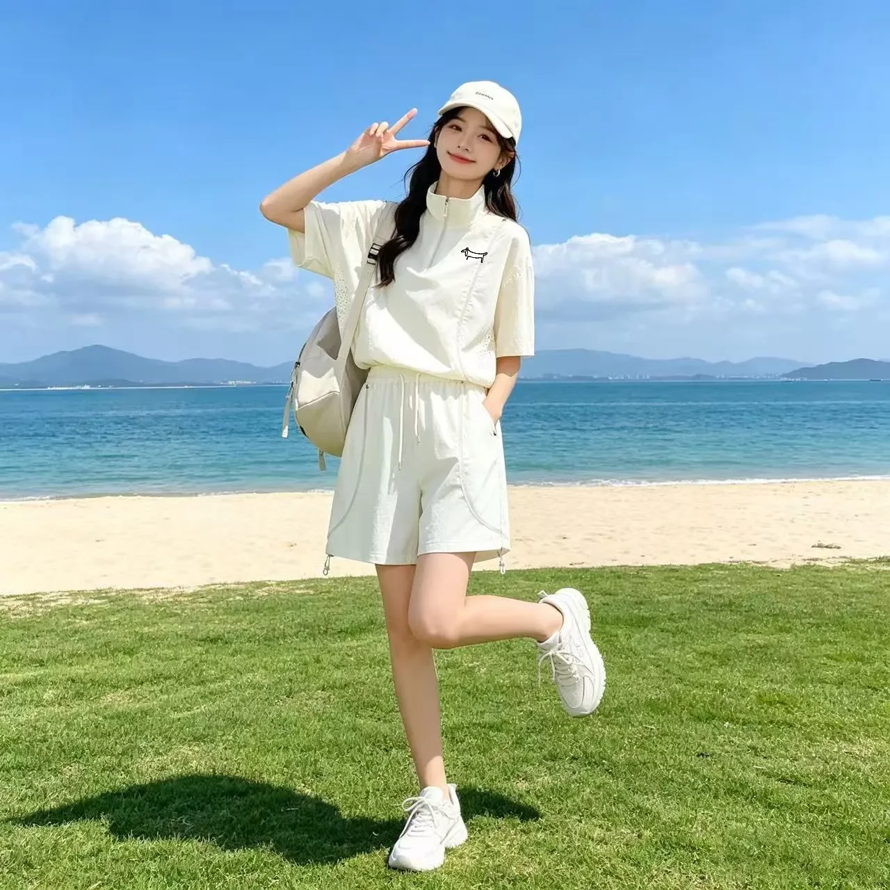 夏用男女兼用日焼け止めゴルフウェア カップル向けトップス＆シ - Summer Golf Clothing のレビューと価格