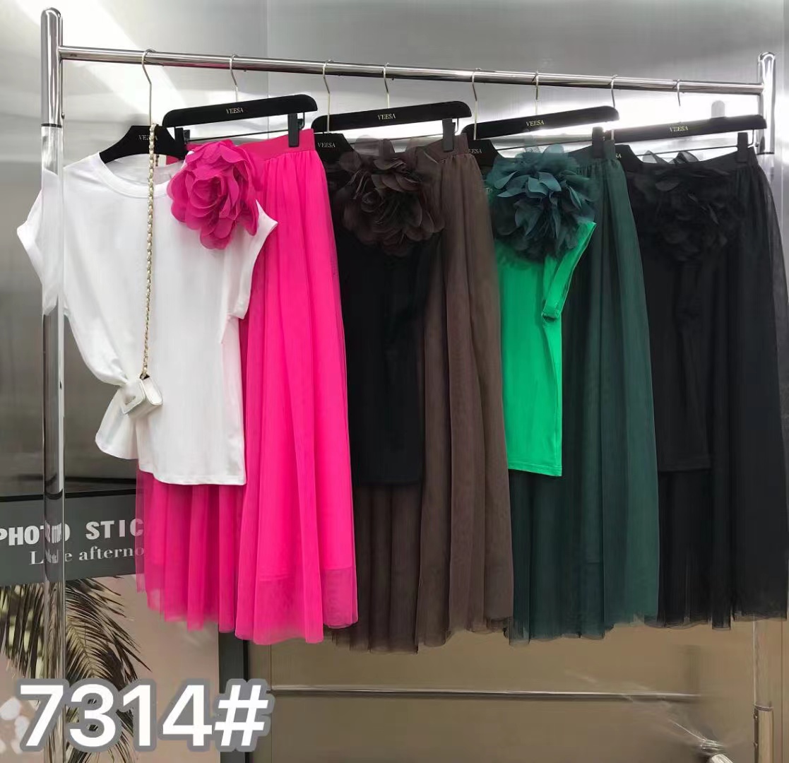 2025年夏 ツーピースドレスセット レディース 花柄ステッ - Summer Clothing Women Sale のレビューと価格