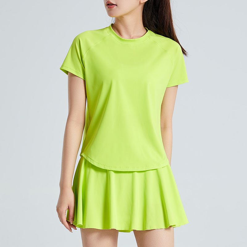 2 個テニススカートセット女性夏のスポーツスーツフィットネス - Summer Golf Clothing のレビューと価格