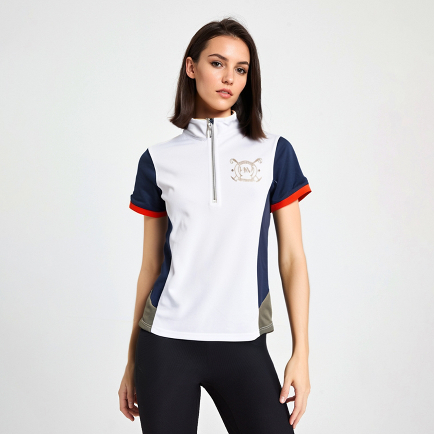 Horseware レディース スタンドカラー ラグラン半袖 - Summer Equestrian Clothing のレビューと価格