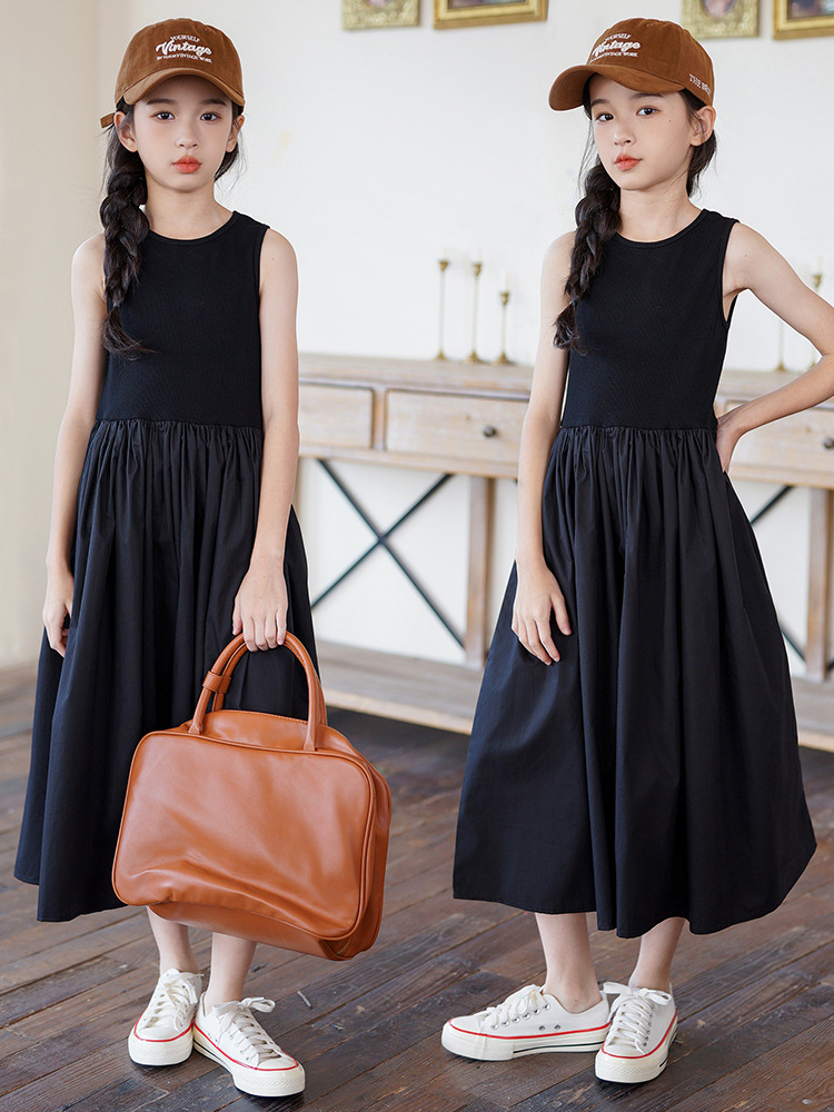 小さな女の子のためのマキシロングドレス,大きな女の子の服,1 - Summer Clothing For Teen Girls のレビューと価格