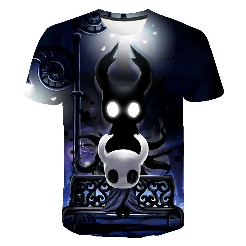 新しい漫画ゲーム Tシャツ中空騎士 3D プリント Tシャツ - Summer Knights Clothing のレビューと価格
