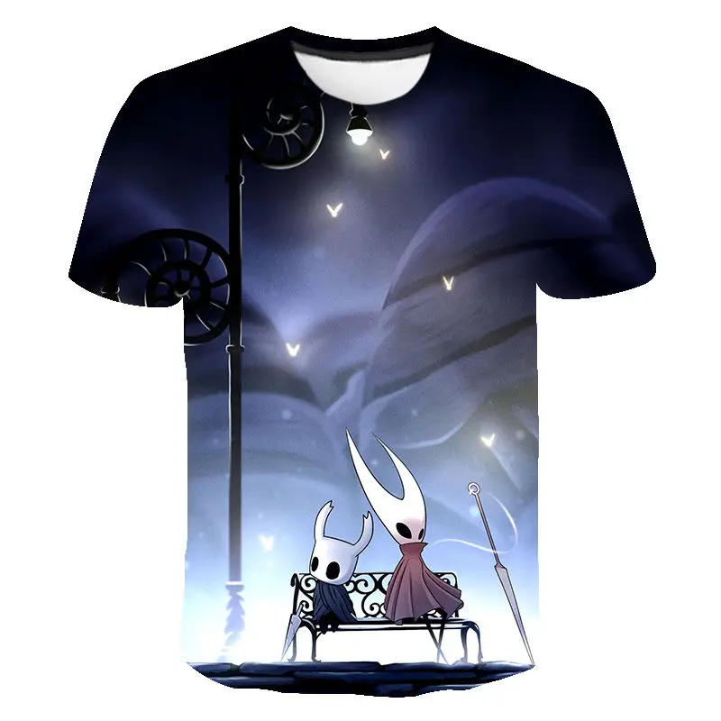 新しい漫画ゲーム Tシャツ中空騎士 3D プリント Tシャツ - Summer Knights Clothing のレビューと価格