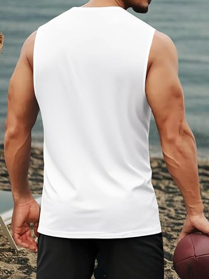 メンズタンクトップセット 2026年夏 速乾性スポーツウェア - Summer Clothing Beach のレビューと価格