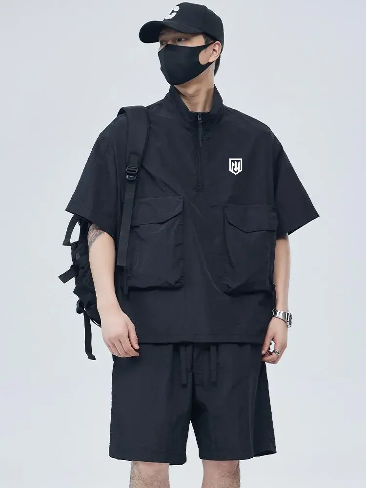 メンズゴルフセット ツーピースゴルフシャツトップとショーツ  - Summer Golf Clothing のレビューと価格