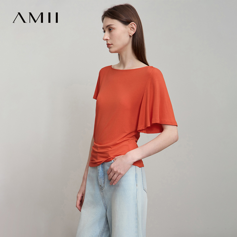 AMII ミニマリスト レディース スリムフィット Tシャツ - Summer Clothing Drop のレビューと価格