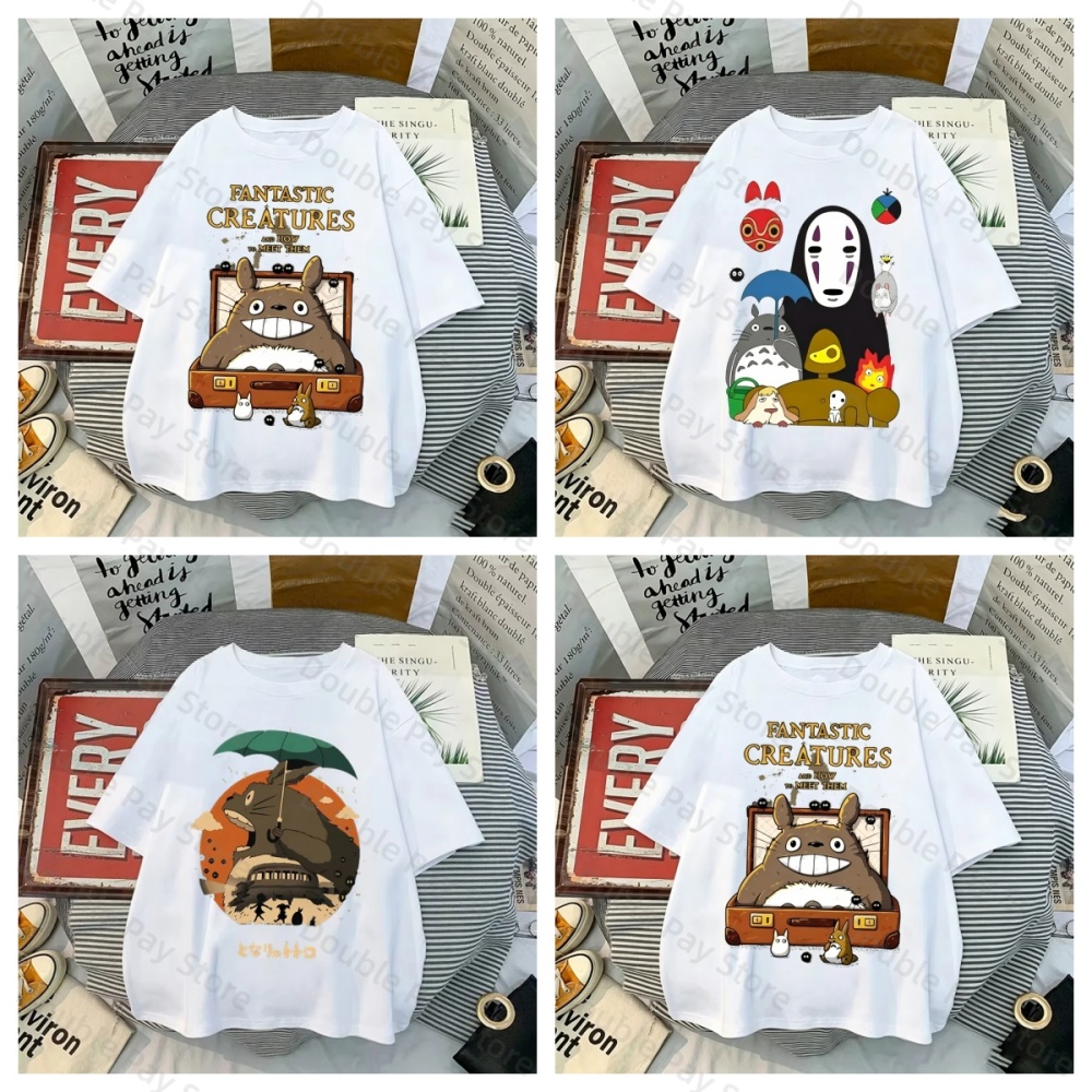 アニメトトロ千と千尋の神隠し Tシャツユニセックスプラスサイ - Summer Away Clothing のレビューと価格