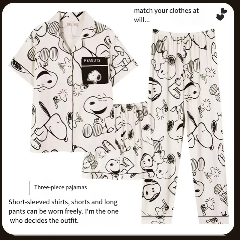 2026 新しい夏のかわいいスヌーピーカップルパジャマセット - Summer Away Clothing のレビューと価格