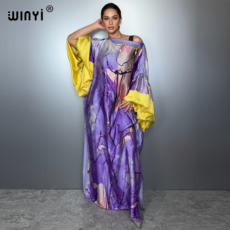 WINYI ボヘミアン風 新作 パフスリーブ イブニングドレ - Summer Evenings Clothing のレビューと価格