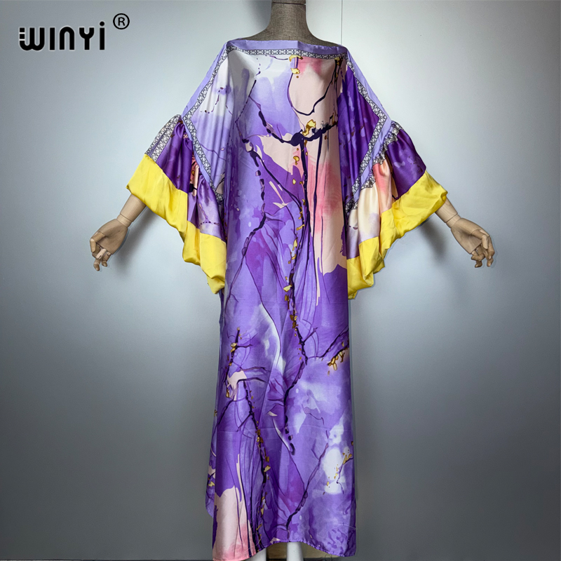 WINYI ボヘミアン風 新作 パフスリーブ イブニングドレ - Summer Evenings Clothing のレビューと価格