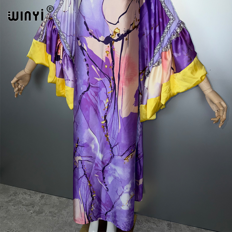 WINYI ボヘミアン風 新作 パフスリーブ イブニングドレ - Summer Evenings Clothing のレビューと価格