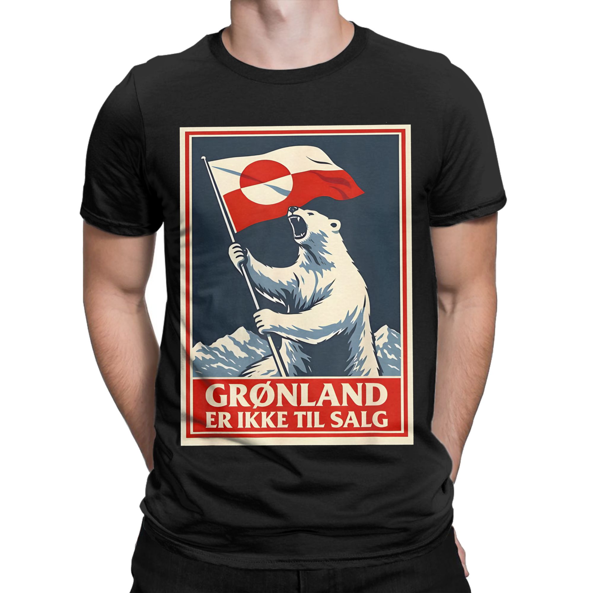 面白い「I Stand with Greenland Fla - Summer Away Clothing のレビューと価格