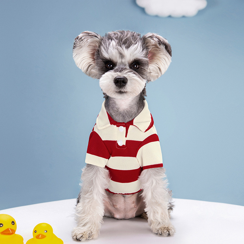 ペット犬ポロシャツ夏の犬服カジュアル服小型大型犬猫 Tシャツ - Summer Dog Clothing のレビューと価格