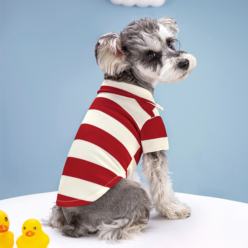 ペット犬ポロシャツ夏の犬服カジュアル服小型大型犬猫 Tシャツ - Summer Dog Clothing のレビューと価格