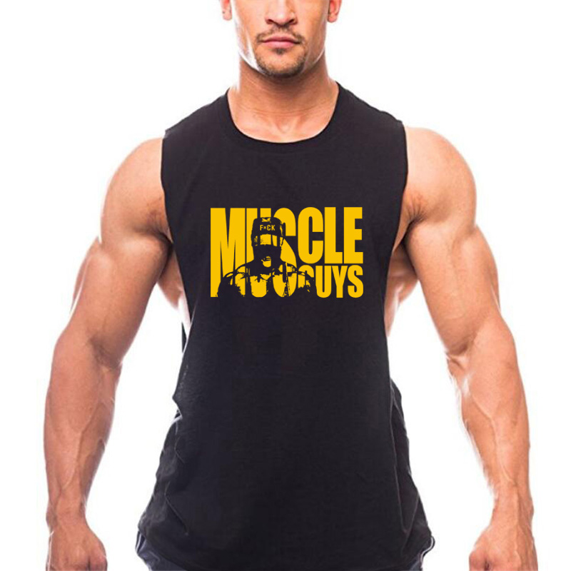 Muscleguys ランニングベスト男性フィットネスタンク - Summer Clothing Drop のレビューと価格