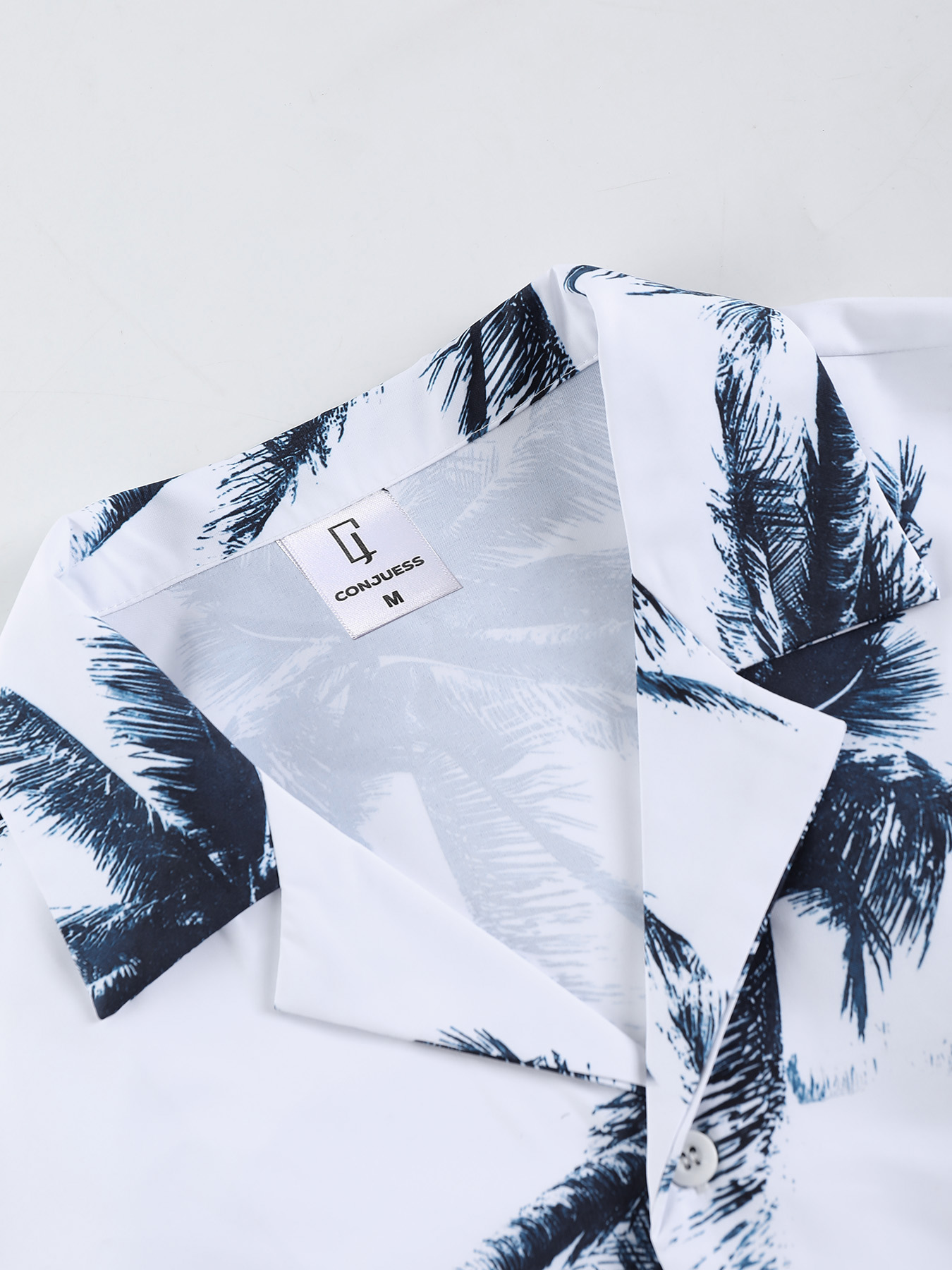 メンズアメリカンレトロビーチセット、ブルートーンパーム柄プリ - Summer Clothing Beach のレビューと価格
