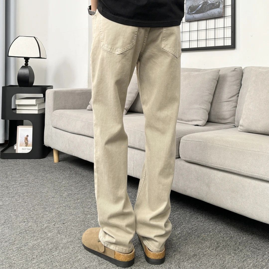 高品質男性ゴルフロゴストレートジーンズ夏新ルーズカジュアルズ - Summer Golf Clothing のレビューと価格