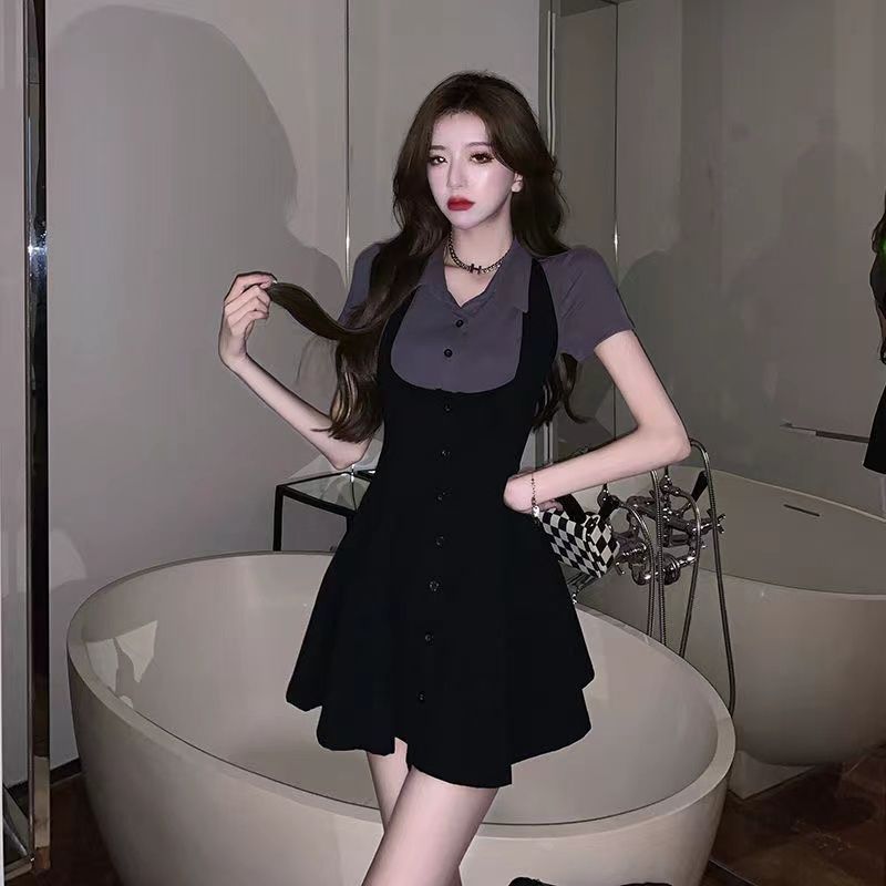 Pure Desire 香港スタイルのフェイクツーピースピナ - Summer Clothing Women Sale のレビューと価格