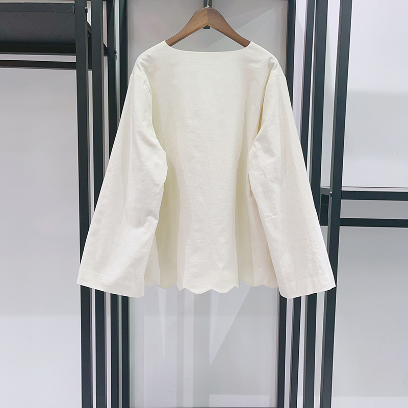 2026年新作ヴィンテージ風ボヘミアン刺繍ブラウス（女性用） - Crop Blouse Linen のレビューと価格