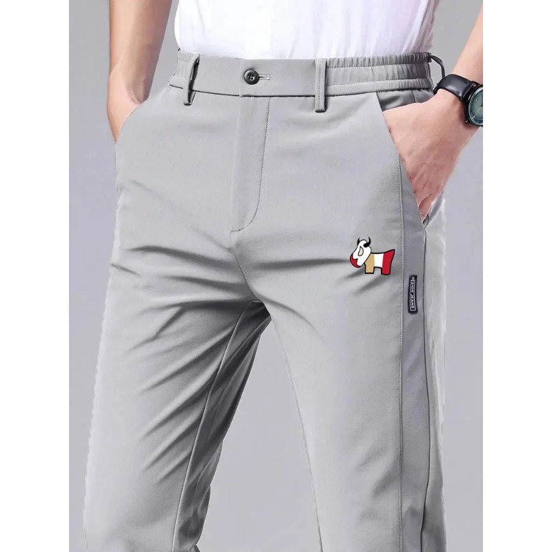 春のメンズゴルフウェアビジネスレジャー弾性ゴルフパンツファッ - Summer Golf Clothing のレビューと価格