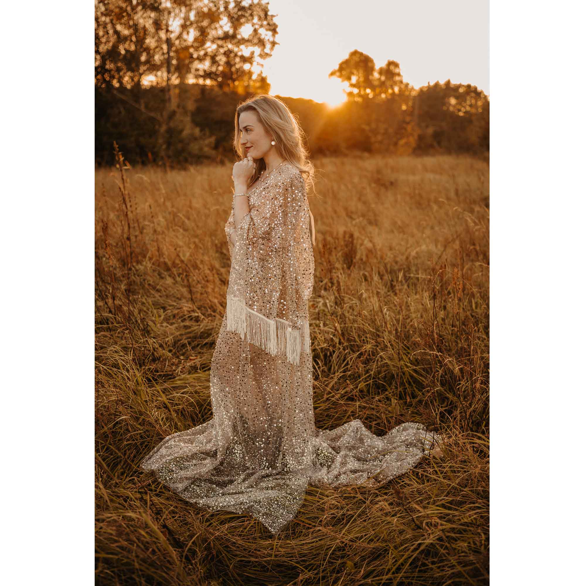 Don&Judy チュール刺繍ドレス 妊婦用 スパンコール、 - Summer Evenings Clothing のレビューと価格